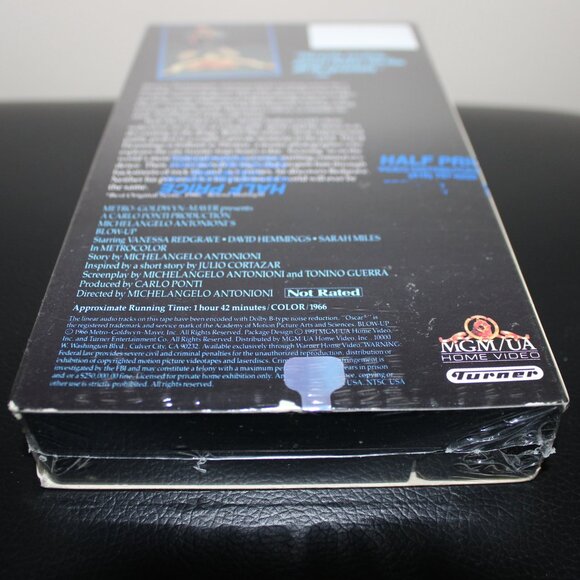 3/$55❤️resealed? 1991 vintage BLOWUP 1966 VHS Michelangelo Antonioni masterpiece - Picture 4 of 6